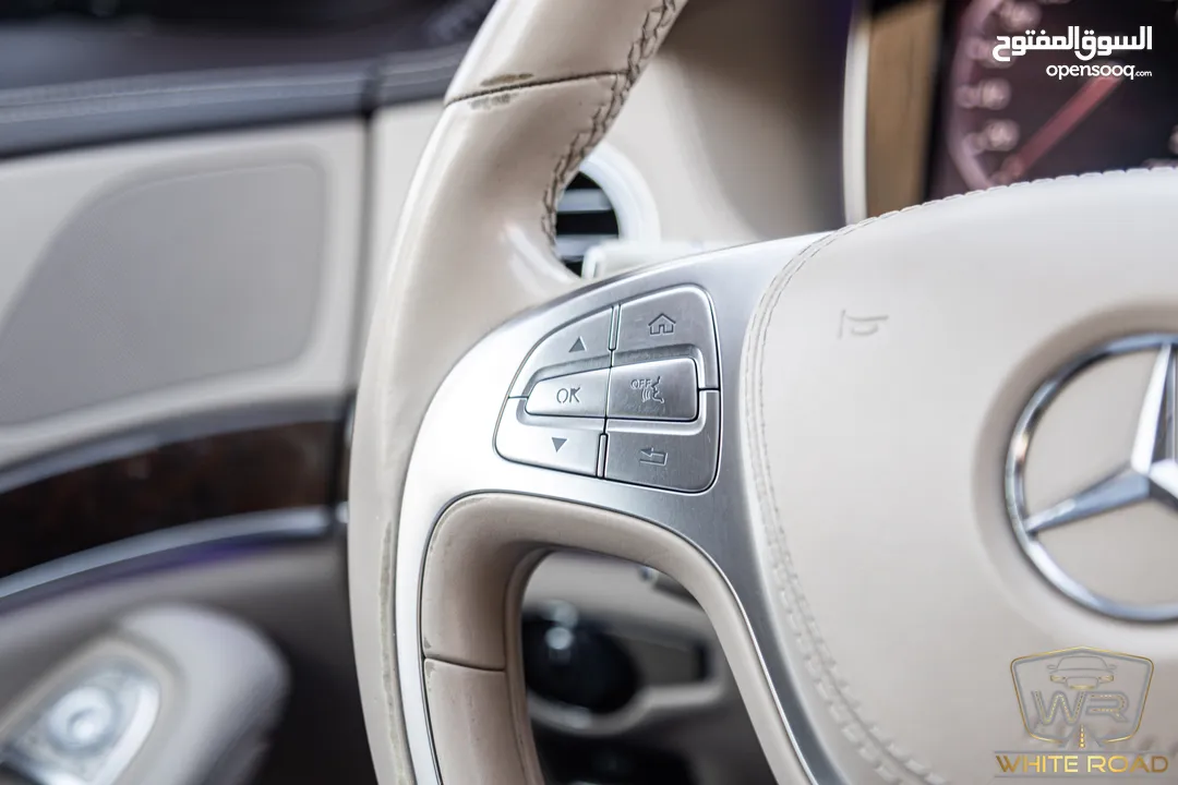 Mercedes S400 2015   السيارة وارد الشركة و قطعت مسافة 111,000 كيلو متر