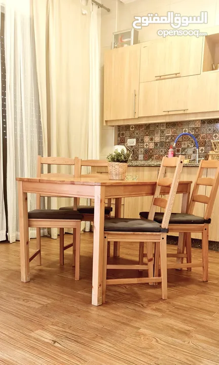 Beautiful chalet in dead sea with colorful decoration with BBQ area to prepare your delicious foods.