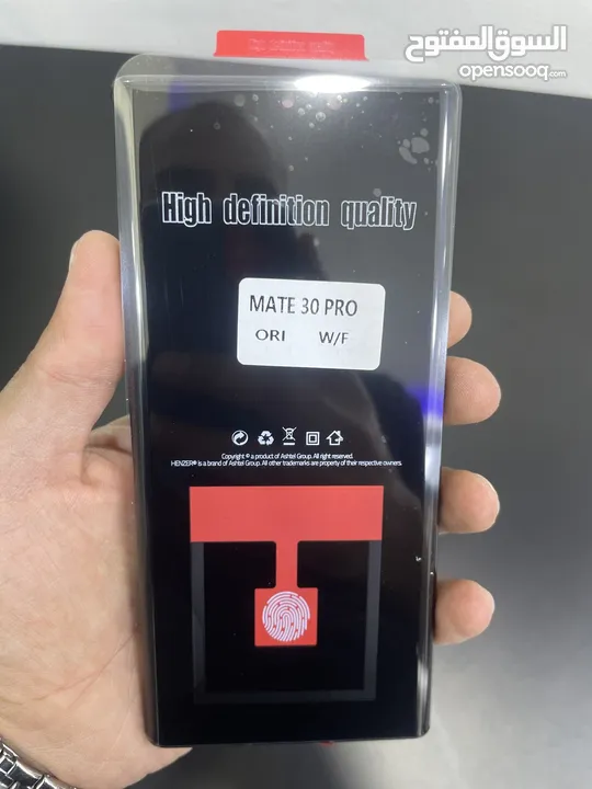 شاشة هواوي mate 30 pro اصلي شركة مع فريم