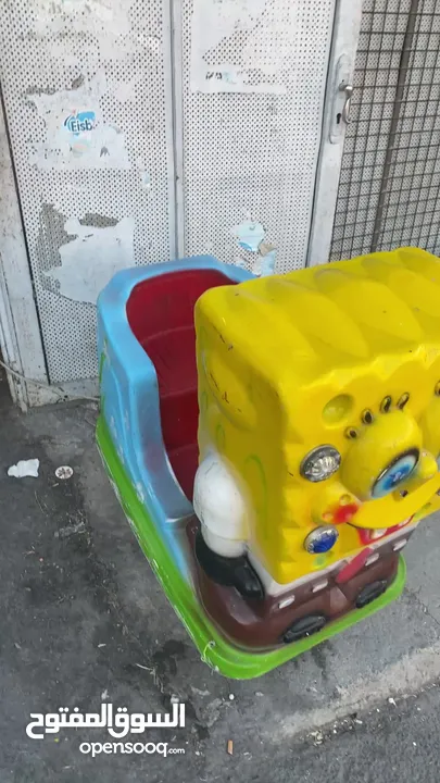 لعبة هزاز اطفال سبونج بوب شغالة مية المية