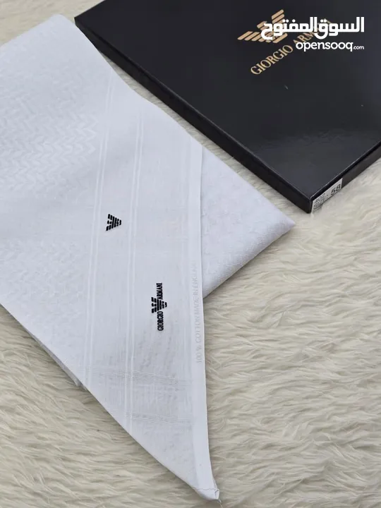 شماغ احمر وابيض جفنشي وكارتير ومونت بلانك جميع الماركات هاي كوالتي مع الملحقات احدث البصمات 2025