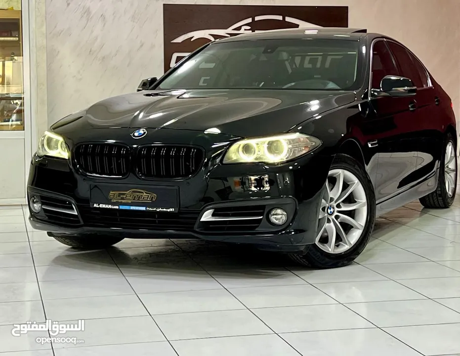 BMW 520i 2015 بحالة ممتازة جداً بسعر مغري