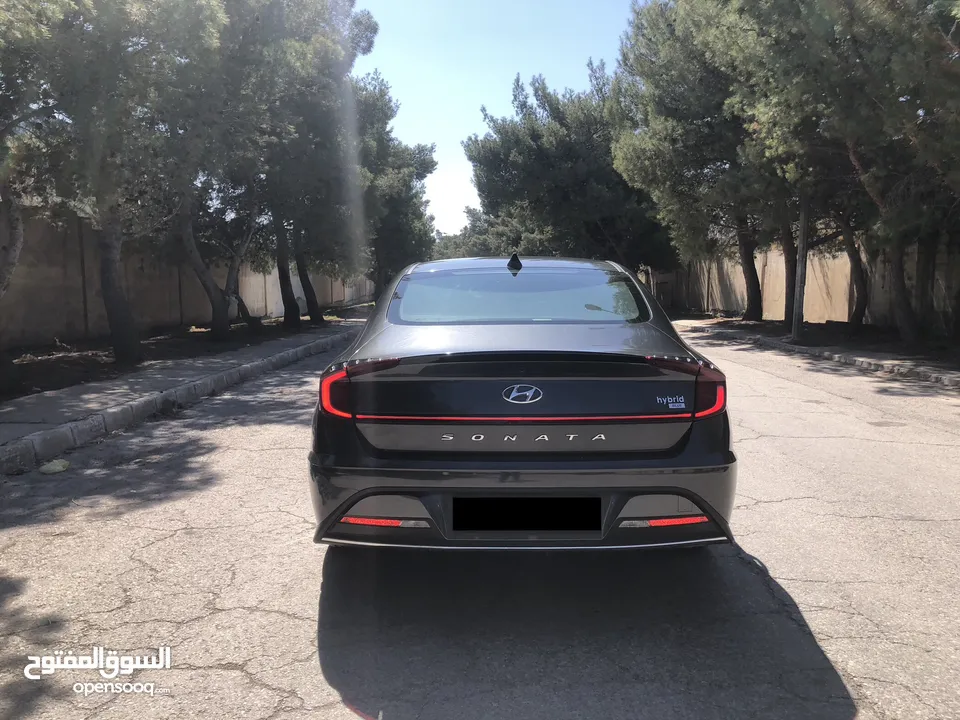 هيونداي سوناتا هايبرد 2020 فحص كامل ممشى قليل بحالة الوكالة للبيع بسعر مغري