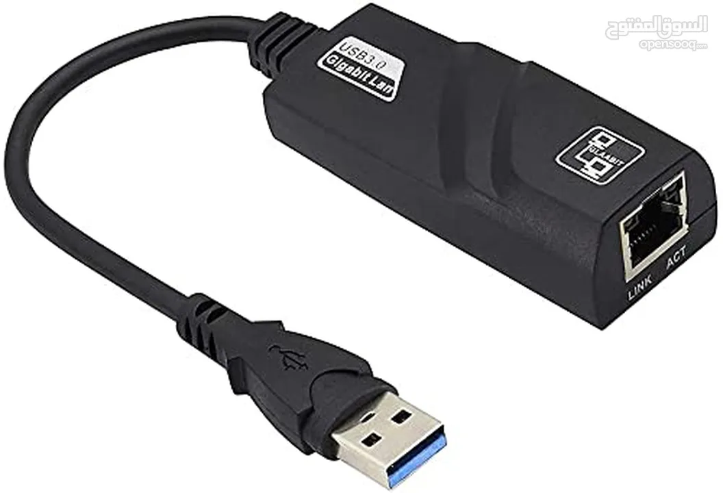 USB 3.0 to Ethernet Adapter, Driver Free 10/100/1000 Mbps Network RJ45 LAN Wired Gigabit