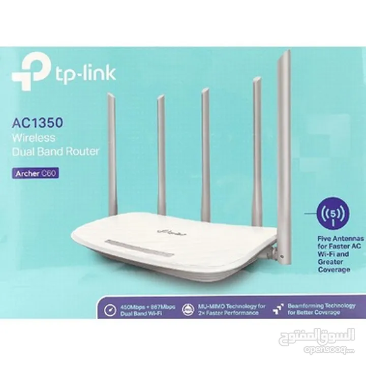 Tplink ARCHER C60 AC1350 Wireless Dual Band Router