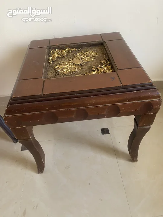 طقم طاولات خشب زان