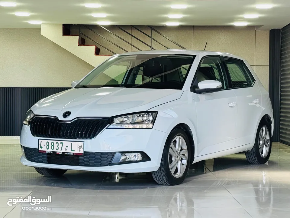 سكودا فابيا بنزين اتماتيك ترخيص 2021