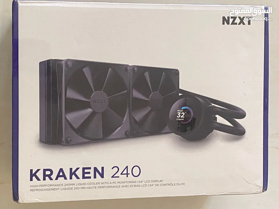 NZXT 240 Cooler Brand new  مبرد NZXT 240 غير مستعمل