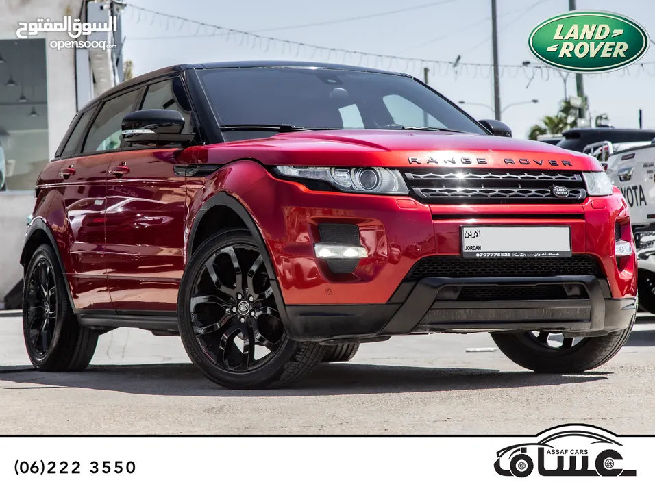 Range Rover Evoque 2013 Dynamic Edition   السيارة بحالة الوكالة و قطعت مسافة 86,000 كيلو متر