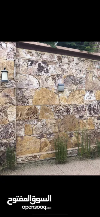 اعمال توريد وتركيب حجر شحف طبيعي للجدران والارضيات الأعمال التراثيه