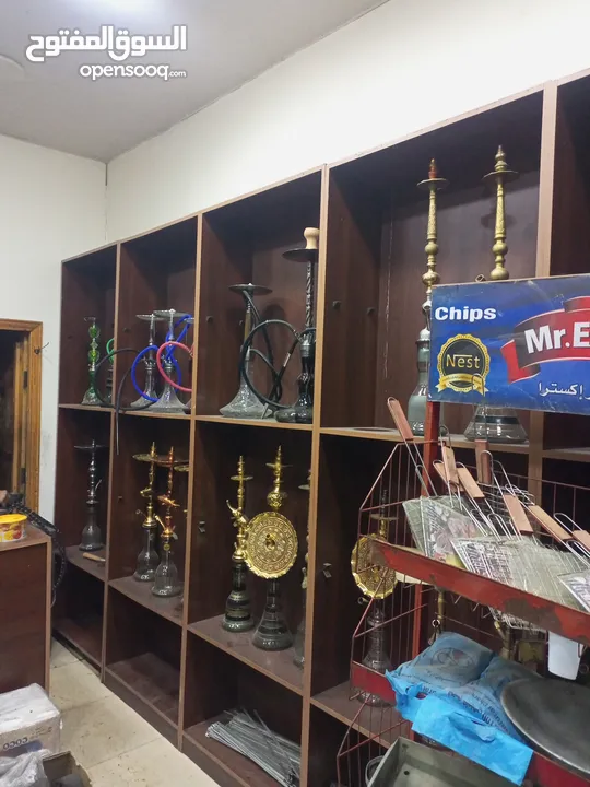 ديكور محل اراجيل  ديكور كامل ويصلح لعدة محلات