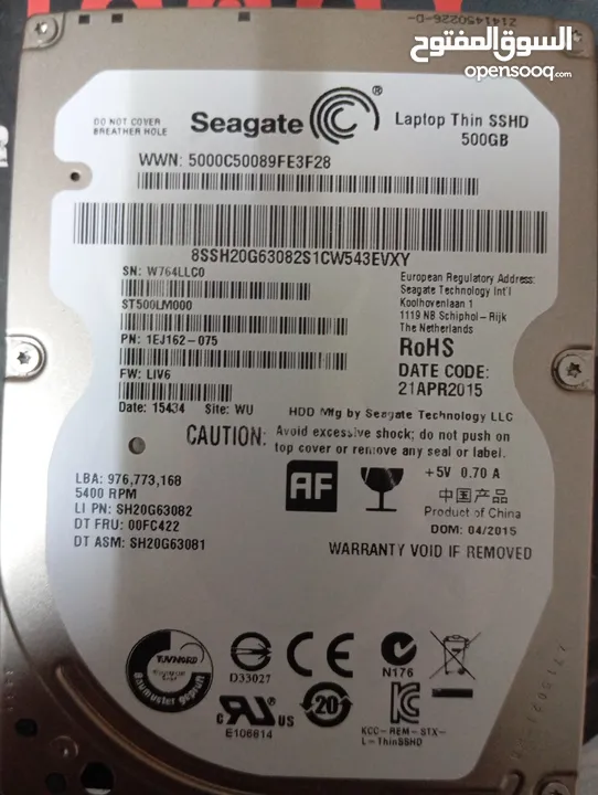 هارد ديسك HDD 500 جيجا و DVD player