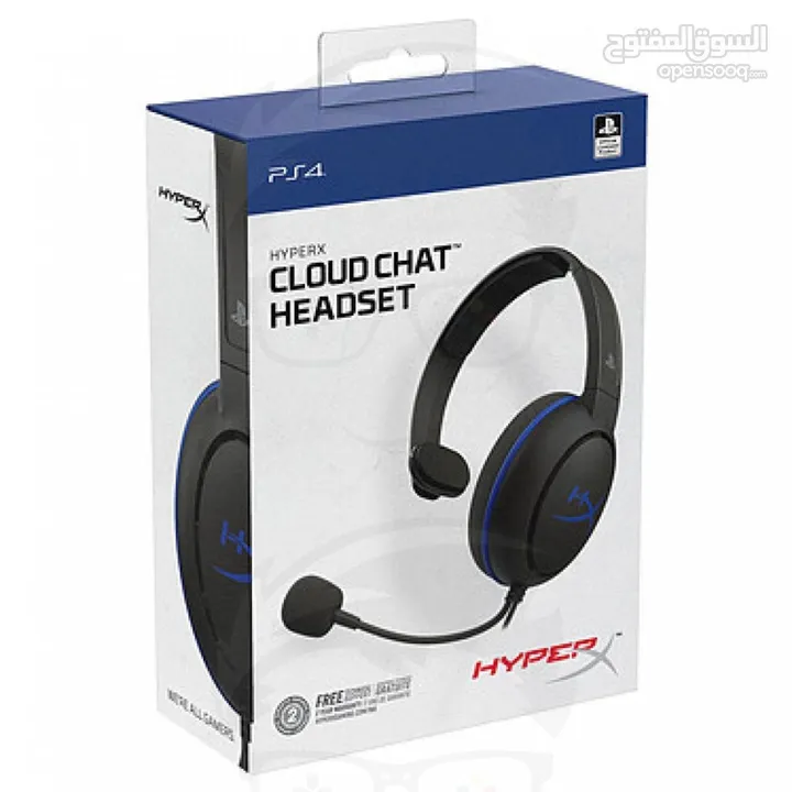 سماعات Hyperx Cloud x Ps5+PS4+XBOX المميزة بسعر مغري