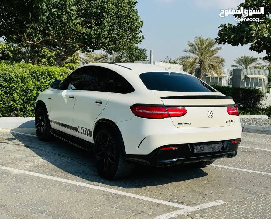 GLE 43 AMG  خليجي 2016  سته سلندر تيربو  ثنين مفتاح