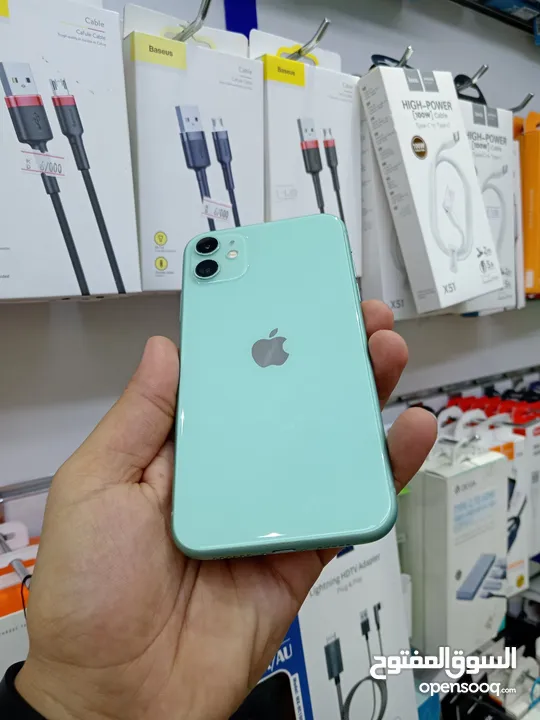 ايفون 11 اللون الاخضر  Iphone 11 128 GB