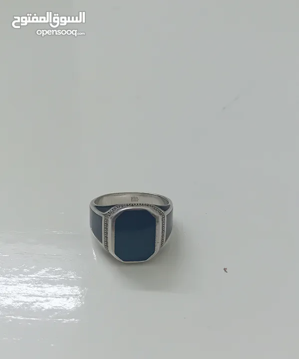خاتم فضه اصلي ميه بالميه