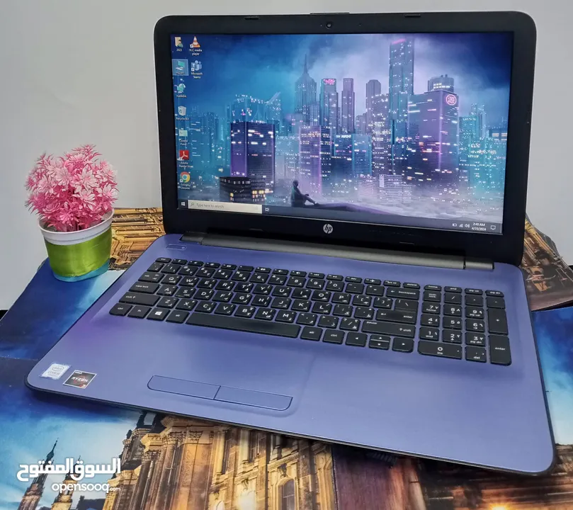 Laptop hp بطارية ممتازة تربل