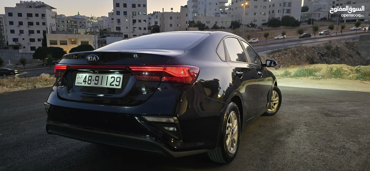 Kia K3 2019 لون اسود ميتلك مميز فل كامل فحص كامل ولا ملاحظة