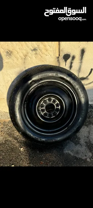 جنط 17 مع كوشوك وسبيرات أمريكي خشن