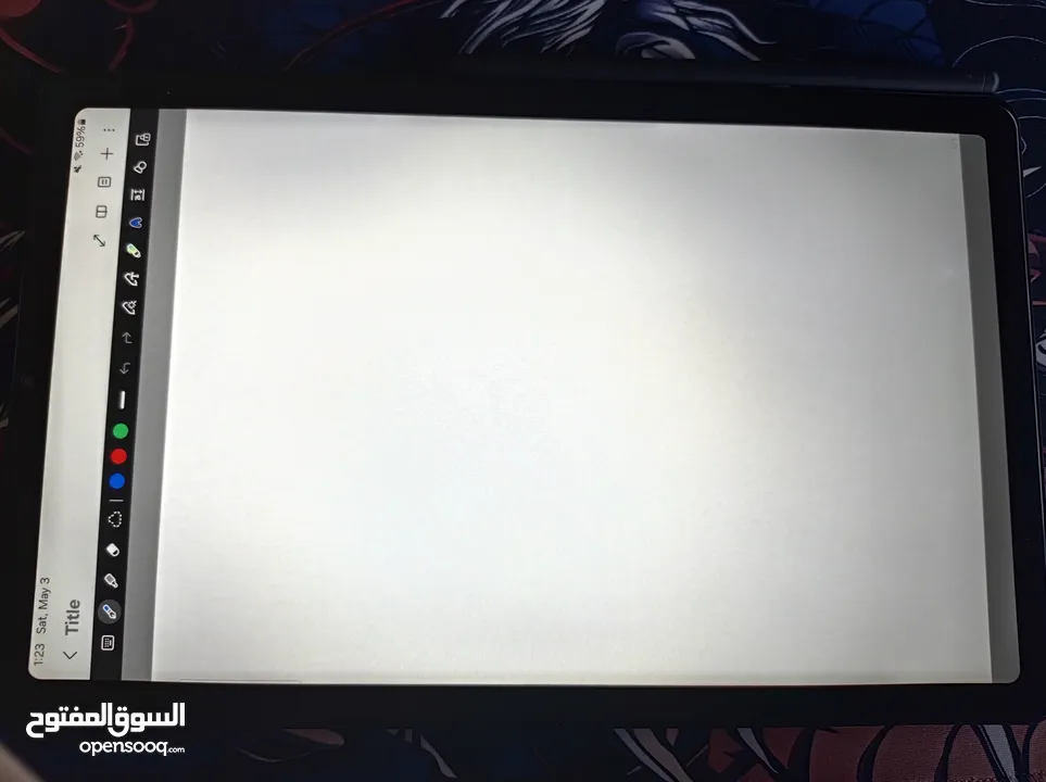 للبيع بحالة ممتازه Samsung tablet s6 lite