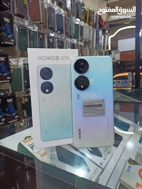 اخو الجديد Honer X7b رام 12 جيجا 256 مكفول بالشركة اغراضة والكرتونه الأصلية متوفر توصيل
