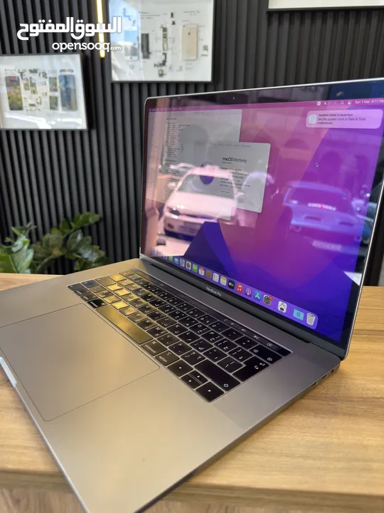 MacBook Pro 15.6”  موديل 2019 معالج i9  رام 16GB