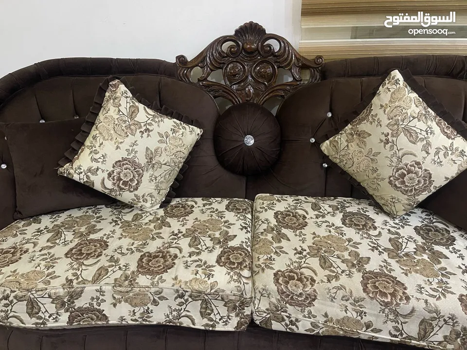 طقم كنب خشب زان