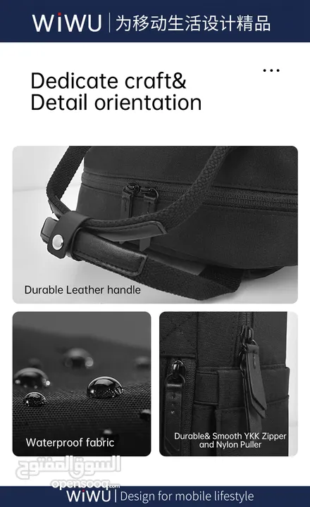WIWU ORA BACKPACK 14inch بحالة الجديد