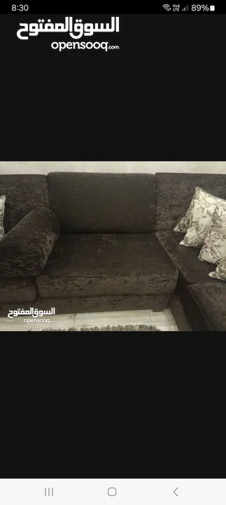 طقم كورنر وكاله حالة الجديد غير مدعوك أبدآ 9 مقاعد ممتاز جدآ