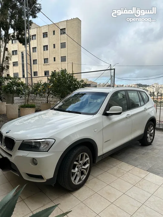 BMW x3 موديل 2013 ماتور 2000 ديزل  يد اولى- السيارة اصل شركة نخب اول، حالة ممتازة جدا