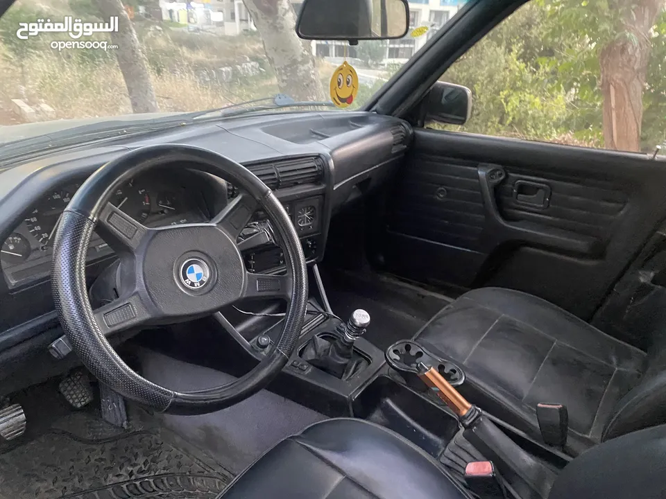 بي ام بوز نمر E30 موديل 1988 ماتور ابيض 2000 6سلندر