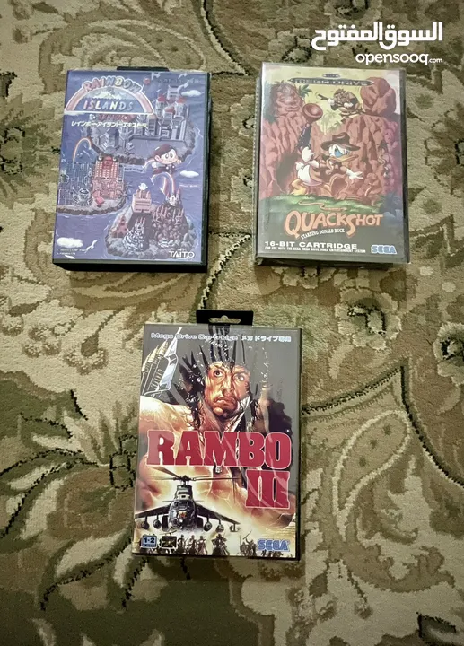 العاب سيجا جديدة بجودة الاصلية في العلبة مع الكتيب New Sega Games Boxed with Manual like Original