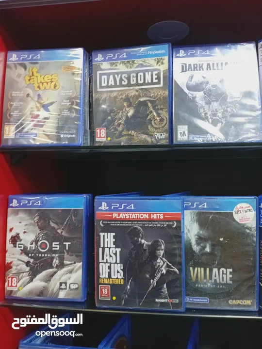 سيديات بلايستيشن فور  و فايف PS4 &PS5 CD.S
