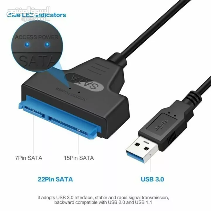 USB 3.0 To Sata 22 Pin Cable for 2.5" SSD@15 JD