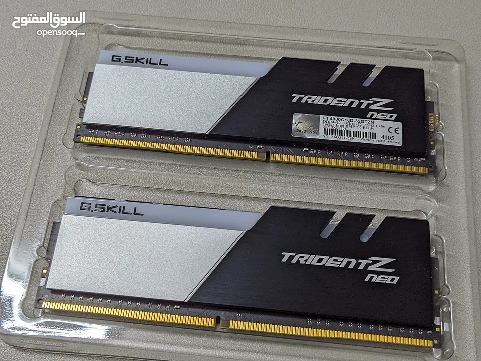 مجموعة رامات للبيع   DDR4 / 32GB (16GBx2) DDR5