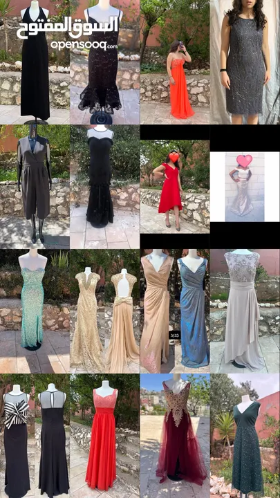120 فستان بيع بالجملة فساتين من امريكا او أوروبي