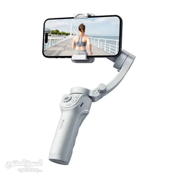 Yesido SF18 Phone Stabilizer Three-Axis Anti-Shake Handheld Gimbal – White  Fix price