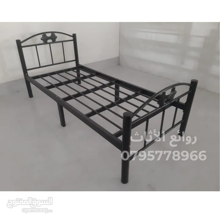 روائع الأثاث المعدني تخت حديد سرير حديد. مفرد. مجوز. مفرد ونص. طابقين.