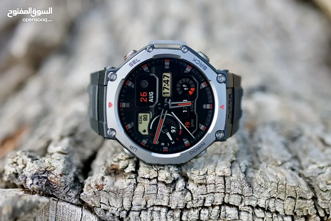 Amazfit T-Rex 3 Rugged/Military Smart Watch 48mm, GPS (with Privacy), Offline Maps,