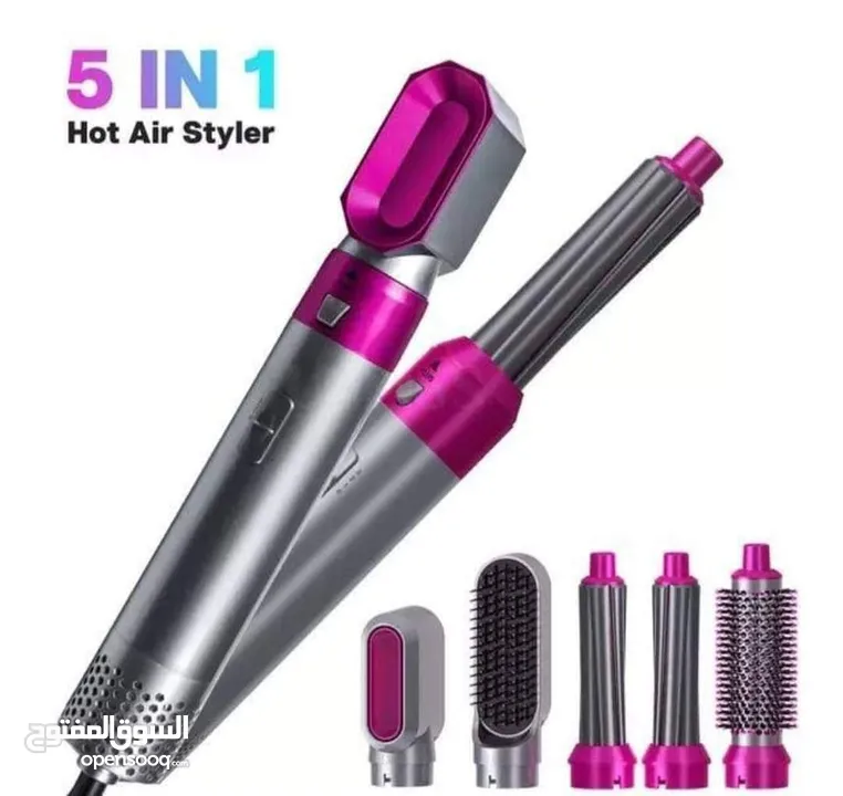 سشوار خمس قطع وراس متحرك 5in1