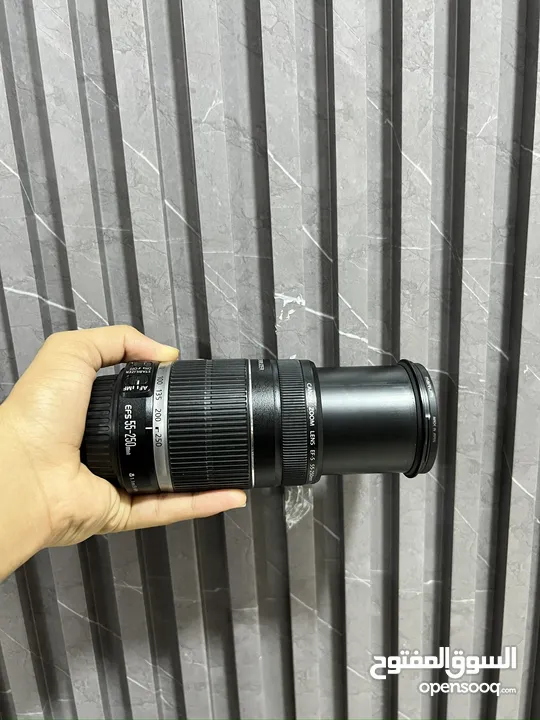 55-250 zoom lens f/4-5.6 autofocus & stabilizer
