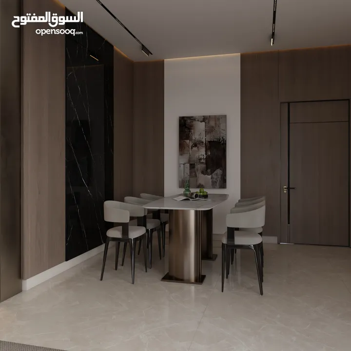 شقة فاخره طابق ارضي مساحة 132 متر+ ترس 100 م  / دير غبار ( اقساط من المالك مباشره )
