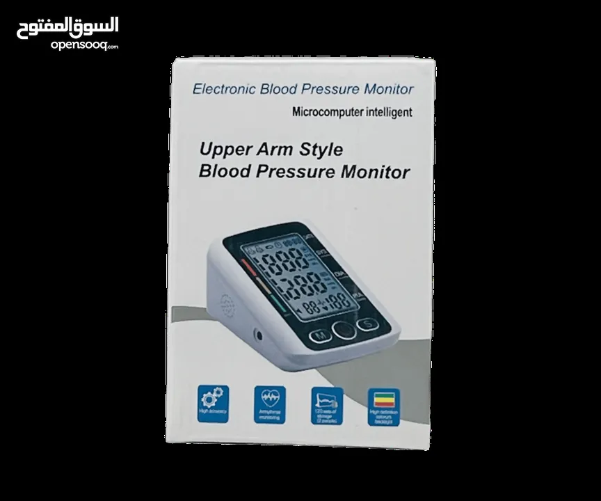 #### **جهاز قياس ضغط الدم الناطق بالعربي**  #### **الاستخدامات:**  #### يقيس ضغط الدم عن طريق الذراع