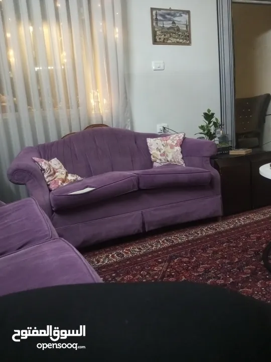 طقم كنب خشب سويد