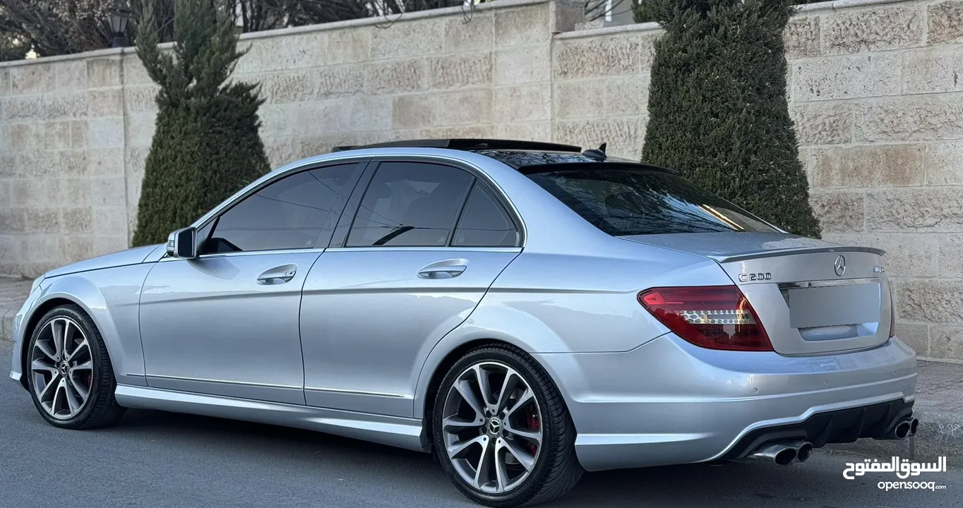 مرسيدس C200 2013 AMG بانوراما فل كامل فحص كامل 7 جيد