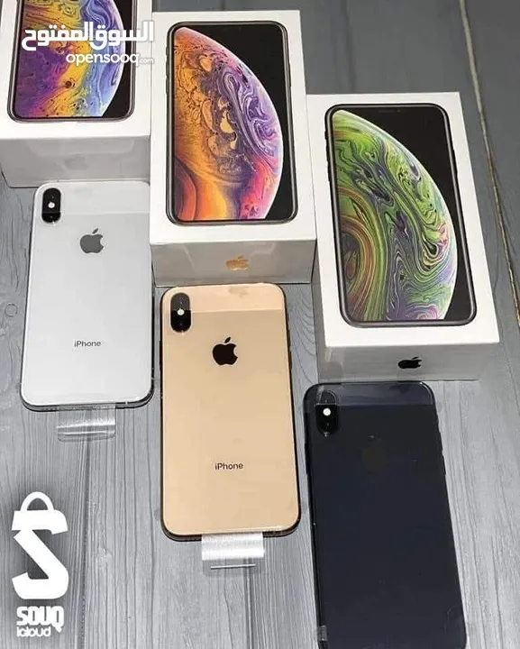 ايفون Xsmax الاصلي جيجا 64 و 256  بطارية مشكل  هدية كفر ولزقة وشاحن الاصلي متوفر توصيل
