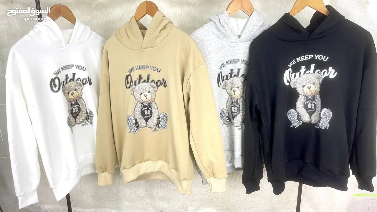 هودي مطبوع  Printed sweatshirt