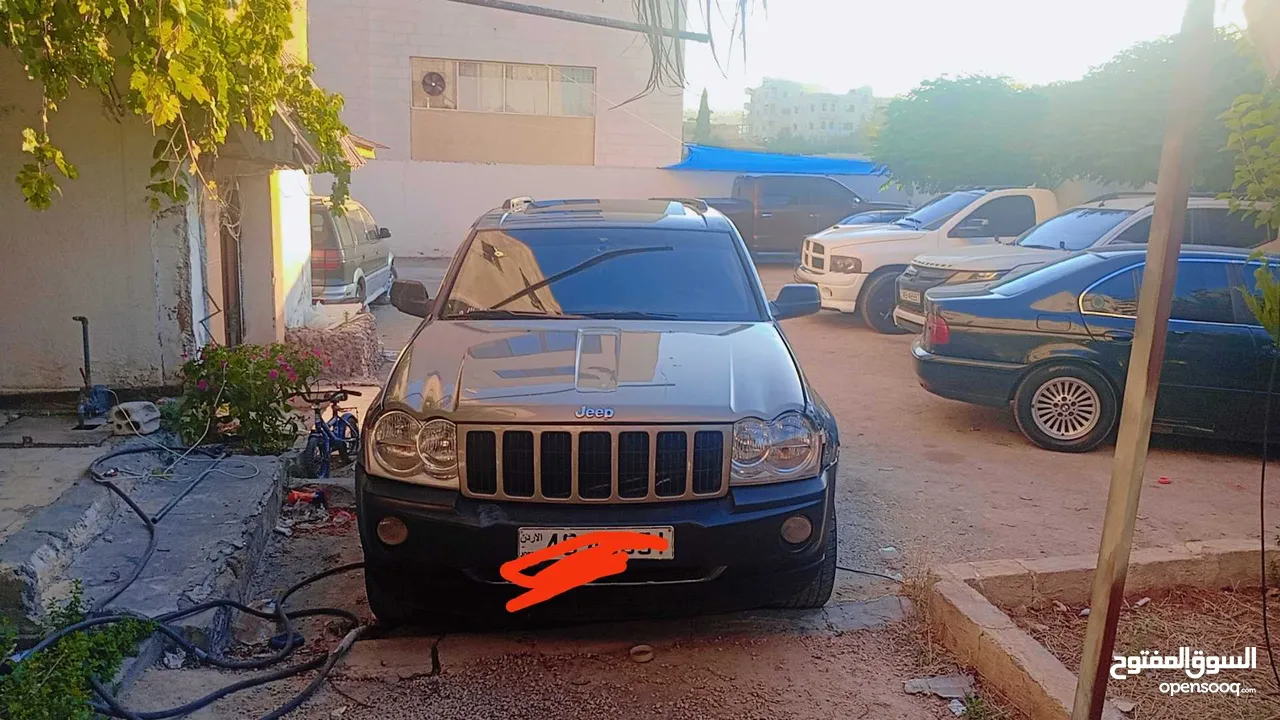جيب شيروكي ليمتد للبيع موديل 2007 فحص جيد خلفي قصعات امامي ماتور 4700cc  منتهي ترخيص صحتها كويسه
