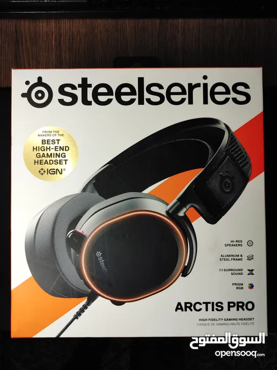 سماعات ستيل سيريس اركتس برو SteelSeries Arctis Pro Wired High-end gaming headset