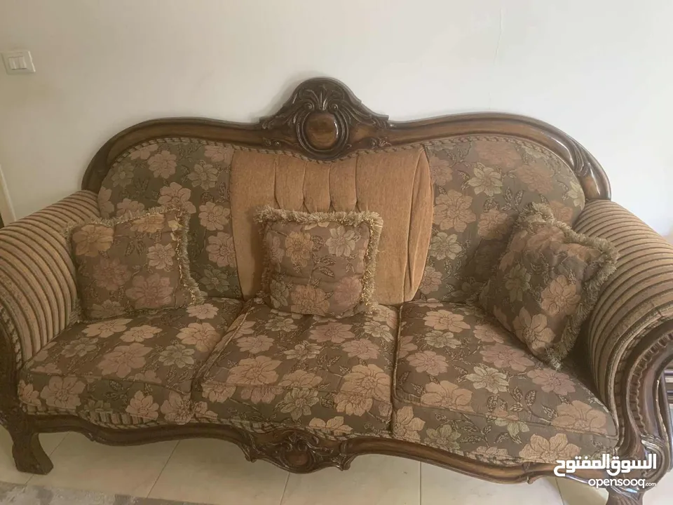 طقم كنب خشب مصري